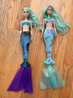 Barbie Color Reveal Mermaid Dolls.